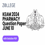 KEAM 2024 Question paper Question Paper with Answer Key PDF  June 10  ZPYP